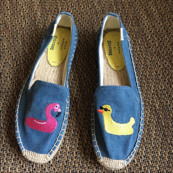 Mary Matson x Soludos flamingo Duck espadrilles - Picture 2 of 5